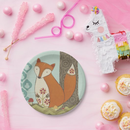 Assiettes En Carton Forêt Whimsy IV (Fête)