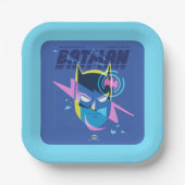 Assiettes En Carton Forever Batman Light Up Head Graphic (Recto)