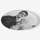 Assiettes En Carton Forever Love Photo Mariage Brunch (Angle)