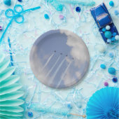 Assiettes En Carton Formation d'Airshow Military Jet (Fête)