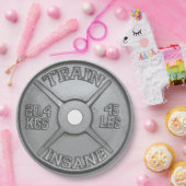 Assiettes En Carton Formation fou (Barbell Plate) Motivation (Fête)