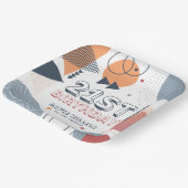 Assiettes En Carton Formes géométriques Memphis 21e anniversaire (Angulaire)