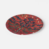 Assiettes En Carton Formes géométriques rouges pures Persian III  (Angle)