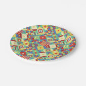 Assiettes En Carton Formes Métriques Plaques de papier géométrique (Angle)