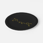 Assiettes En Carton Formule chimique moléculaire de curcumin curcumin (Angle)