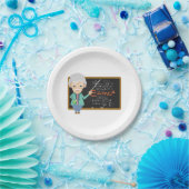 Assiettes En Carton Formule EMC2 du professeur de sciences (Fête)