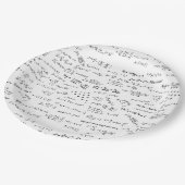 Assiettes En Carton Formules Mathématiques Et Numéros (Angle)
