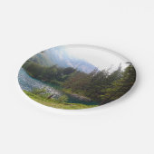Assiettes En Carton Forrest alpin pittoresque et lac (Angle)