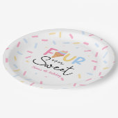 Assiettes En Carton Four Ever Sweet Ice Cream 4e fête d'anniversaire (Angle)
