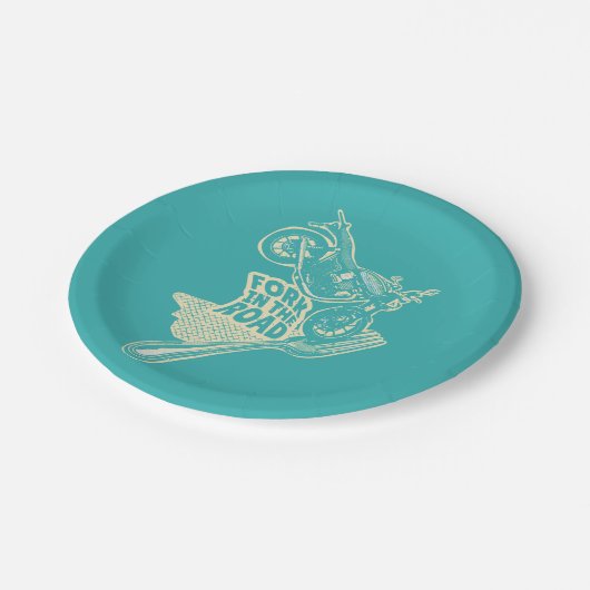 Assiettes En Carton Fourche dans le crash de moto routier (Angle)