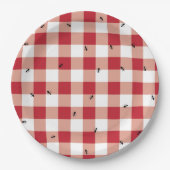 Assiettes En Carton Fourmis à un pique-nique (Devant)