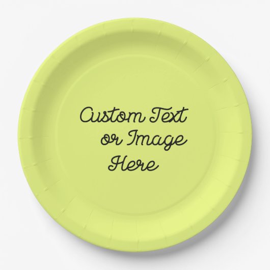 Assiettes En Carton Fournitures de fête de Noël ; Créez votre propre p (Devant)