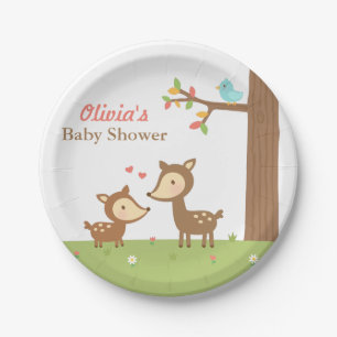 Assiettes En Carton Fournitures de fête pour baby shower sur le thème 