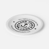 Assiettes En Carton Fournitures d'événements d'entreprise simples et p (Angle)