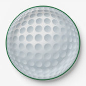 Assiettes En Carton Fournitures Extraordinaires de parties de golf (Devant)