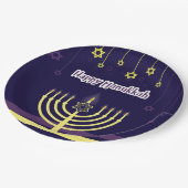 Assiettes En Carton Fournitures Hanoukka Plaques en papier (Angle)