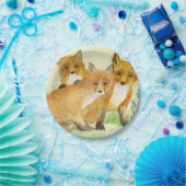 Assiettes En Carton Fox Kits (Fête)