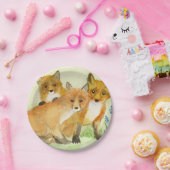 Assiettes En Carton Fox Kits (Fête)