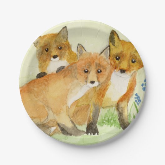 Assiettes En Carton Fox Kits (Devant)