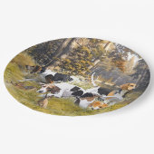 Assiettes En Carton Foxhound (Angle)