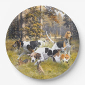 Assiettes En Carton Foxhound (Devant)
