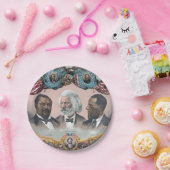 Assiettes En Carton Fr3d3rick Bailey Douglass avec Black Abolitionnist (Fête)