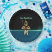 Assiettes En Carton Fractal Inuit Hunter (Fête)