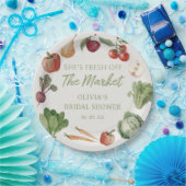 Assiettes En Carton Fraîchement De La Fête des mariées De Marché Des A (Fête)