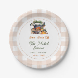 Assiettes En Carton Fraîchement De La Fête des mariées De Marché Des A