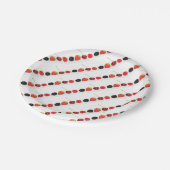 Assiettes En Carton Fraîches Baies Yummy (Angle)