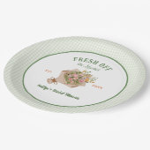 Assiettes En Carton Frais sortis du marché de ferme Mariage Fête (Angle)