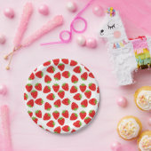 Assiettes En Carton Fraise (Fête)