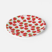 Assiettes En Carton Fraise (Angle)