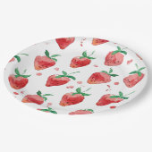 Assiettes En Carton Fraise (Angle)