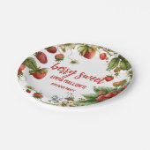 Assiettes En Carton fraise 1er anniversaire Berry 1er (Angle)