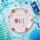 Assiettes En Carton Fraise 1er Berry Plaques d'anniversaire (Fête)
