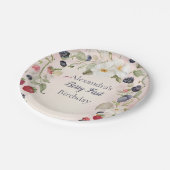 Assiettes En Carton Fraise Berry 1ère fête d'anniversaire (Angle)