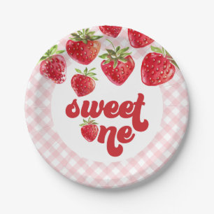 Assiettes En Carton Fraise Berry Premier Plaques de papier d'anniversa