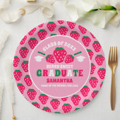 Assiettes En Carton Fraise Pink Graduation Party