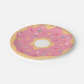 Assiettes En Carton Fraise rose (Angle)