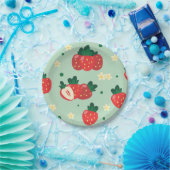 Assiettes En Carton Fraise Sweet fête d'anniversaire (Fête)