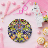 Assiettes En Carton Fraise Thief Oiseaux William Morris (Fête)