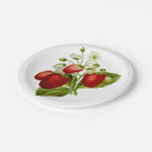 Assiettes En Carton Fraise vintage (Angle)