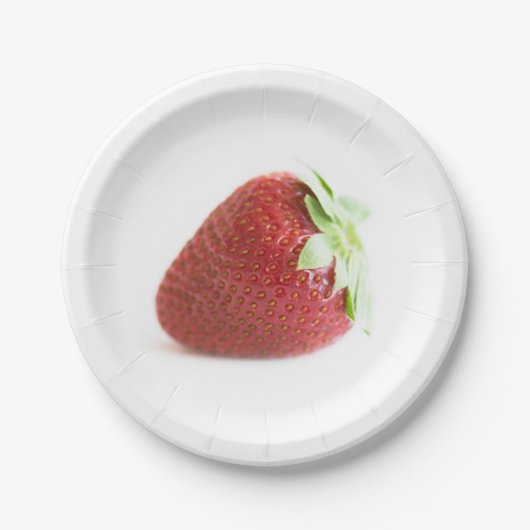 Assiettes En Carton Fraises (Devant)