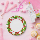 Assiettes En Carton Fraises (Fête)