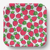 Assiettes En Carton Fraises (Recto)
