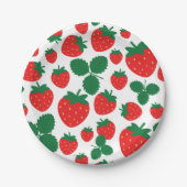 Assiettes En Carton Fraises (Devant)