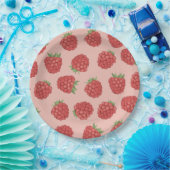 Assiettes En Carton framboise rose (Fête)