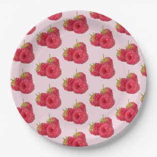 Assiettes En Carton framboises
