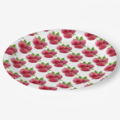 Assiettes En Carton Framboises (Angle)